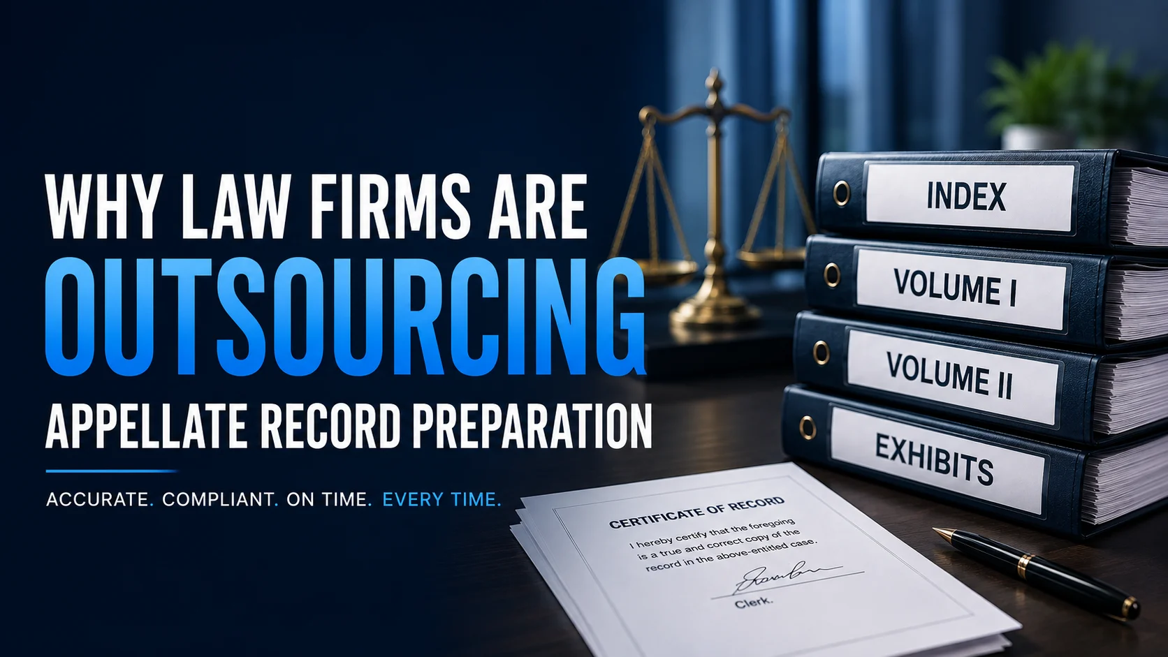 Why Law Firms Are Outsourcing Appellate Record Preparation